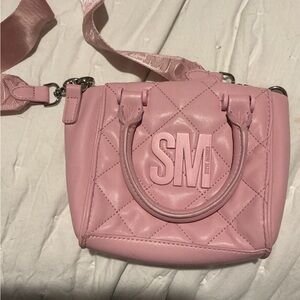 Steve Madden light pink Quilted Crossbody Bag